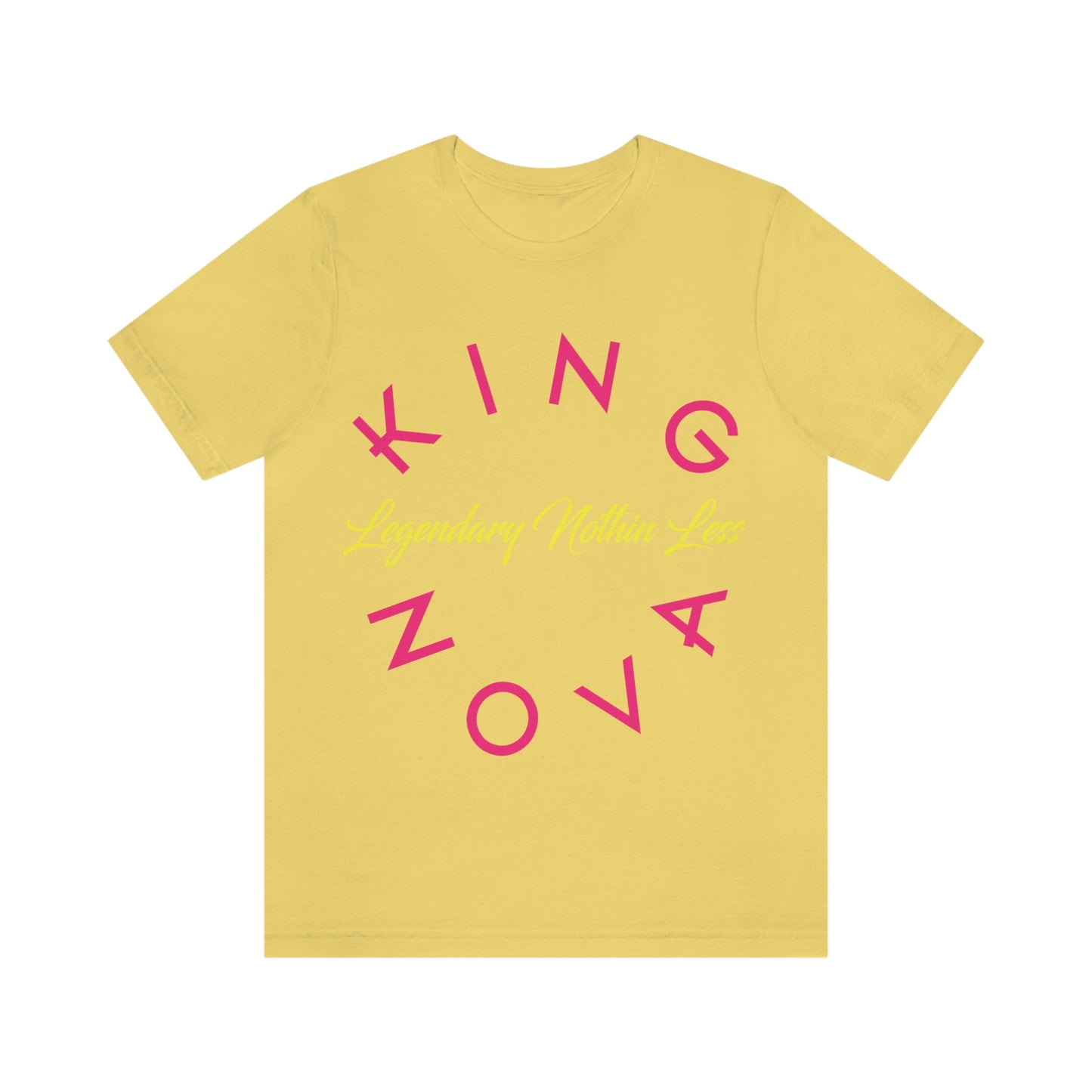 Legendary Nothin Less T-Shirt Pink & Yellow