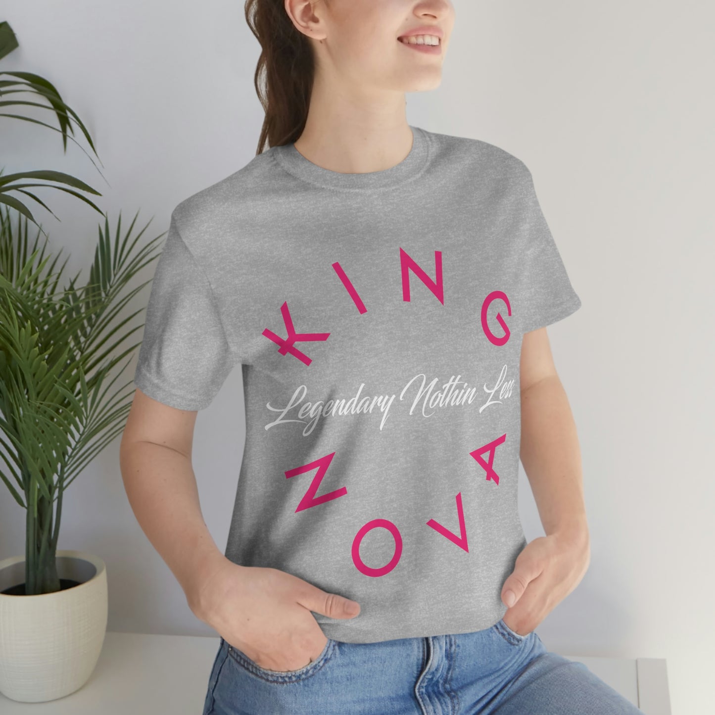 Legendary Nothin Less T-Shirt Pink & White