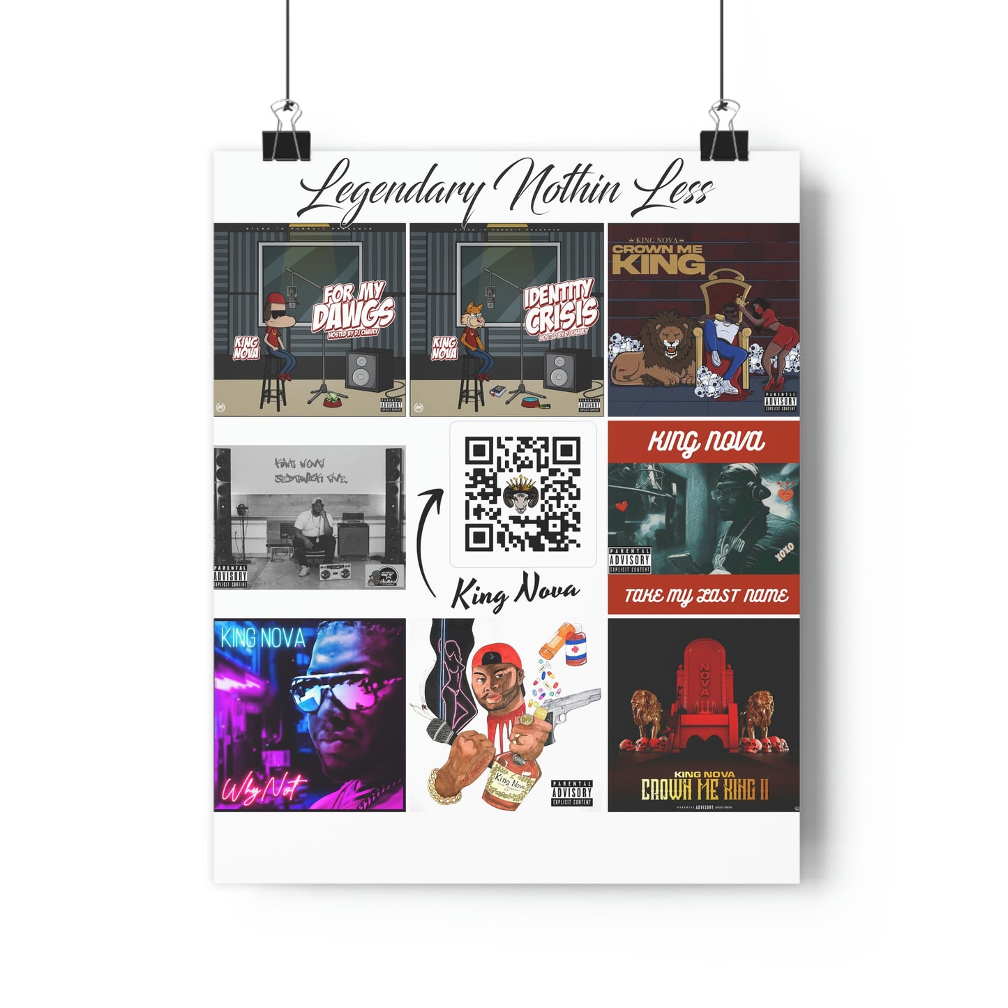 Every Album Scannable Poster