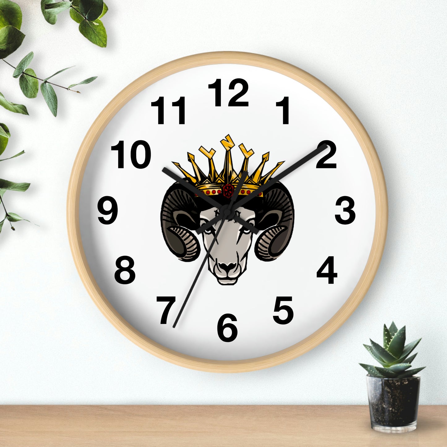 Nova the goat Wall Clock