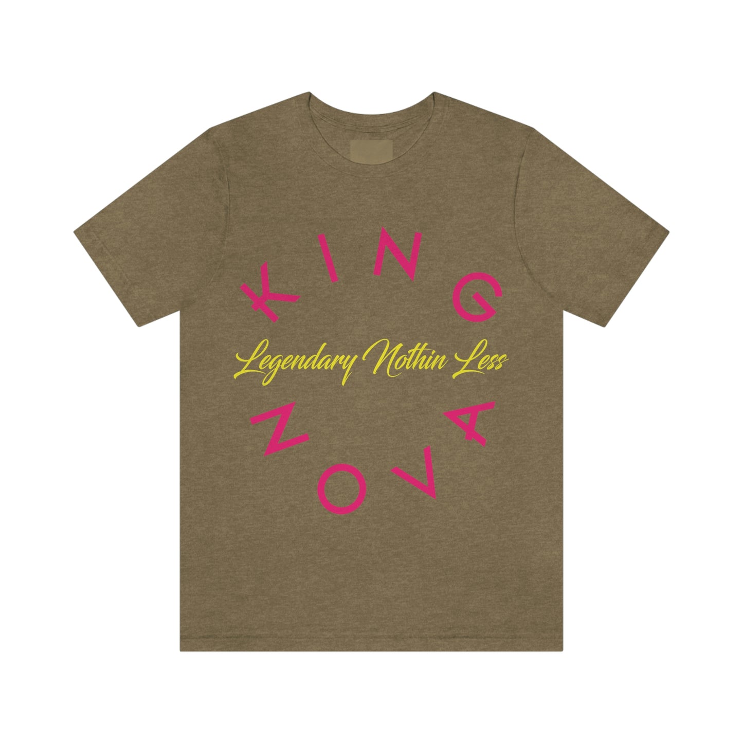 Legendary Nothin Less T-Shirt Pink & Yellow