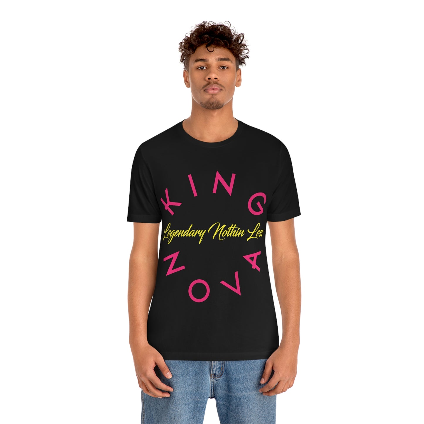 Legendary Nothin Less T-Shirt Pink & Yellow