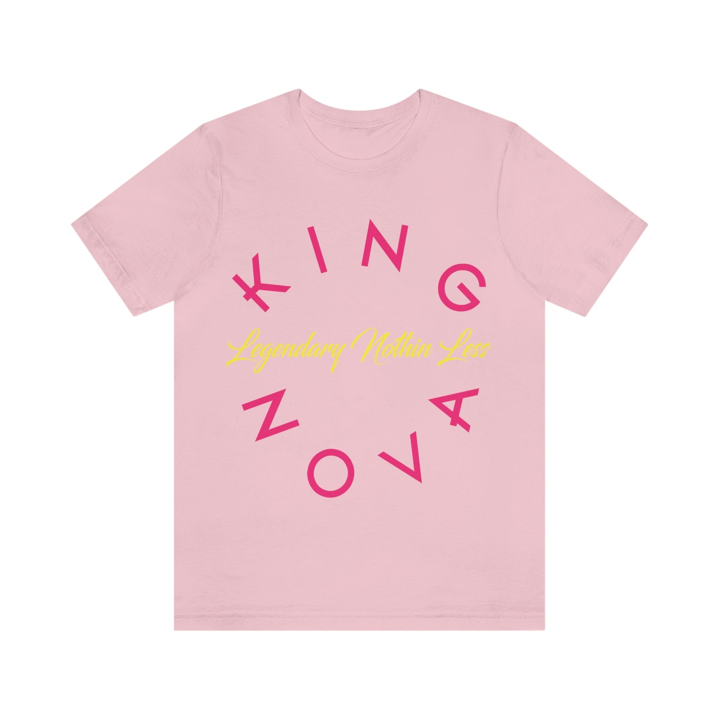 Legendary Nothin Less T-Shirt Pink & Yellow