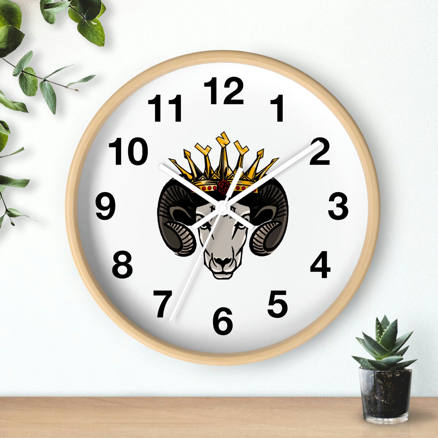 Nova the goat Wall Clock