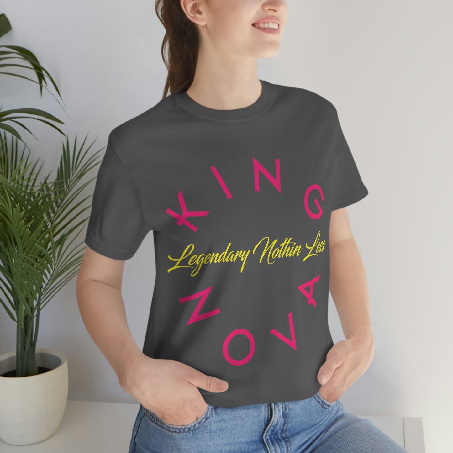 Legendary Nothin Less T-Shirt Pink & Yellow