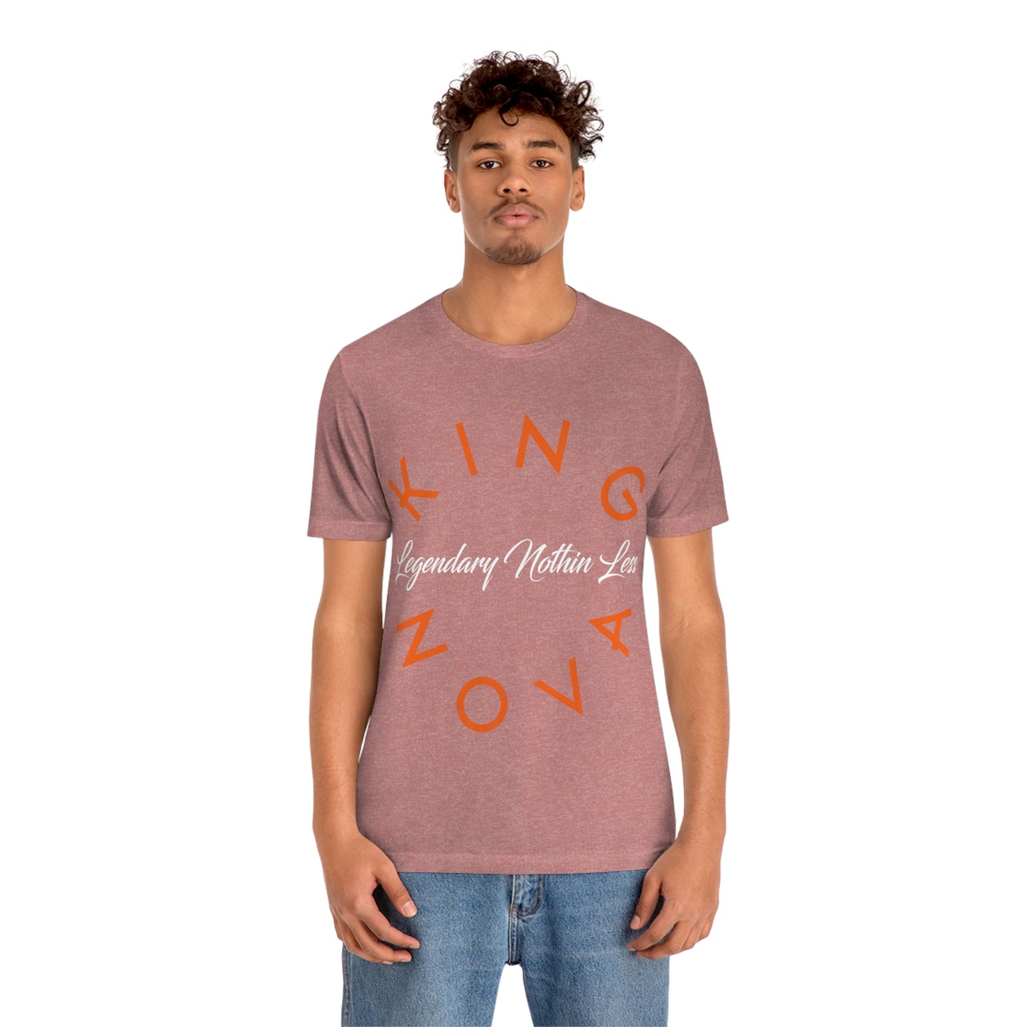 Legendary Nothin Less T-Shirt Orange & White