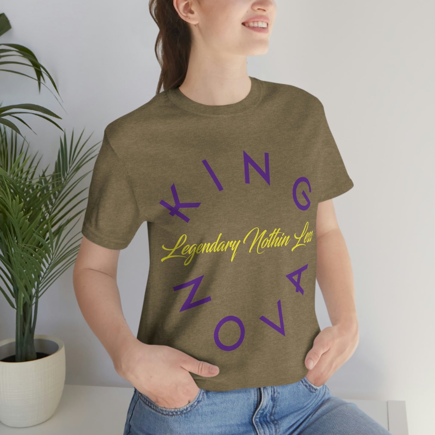 Legendary Nothin Less T-Shirt Purple & Yellow