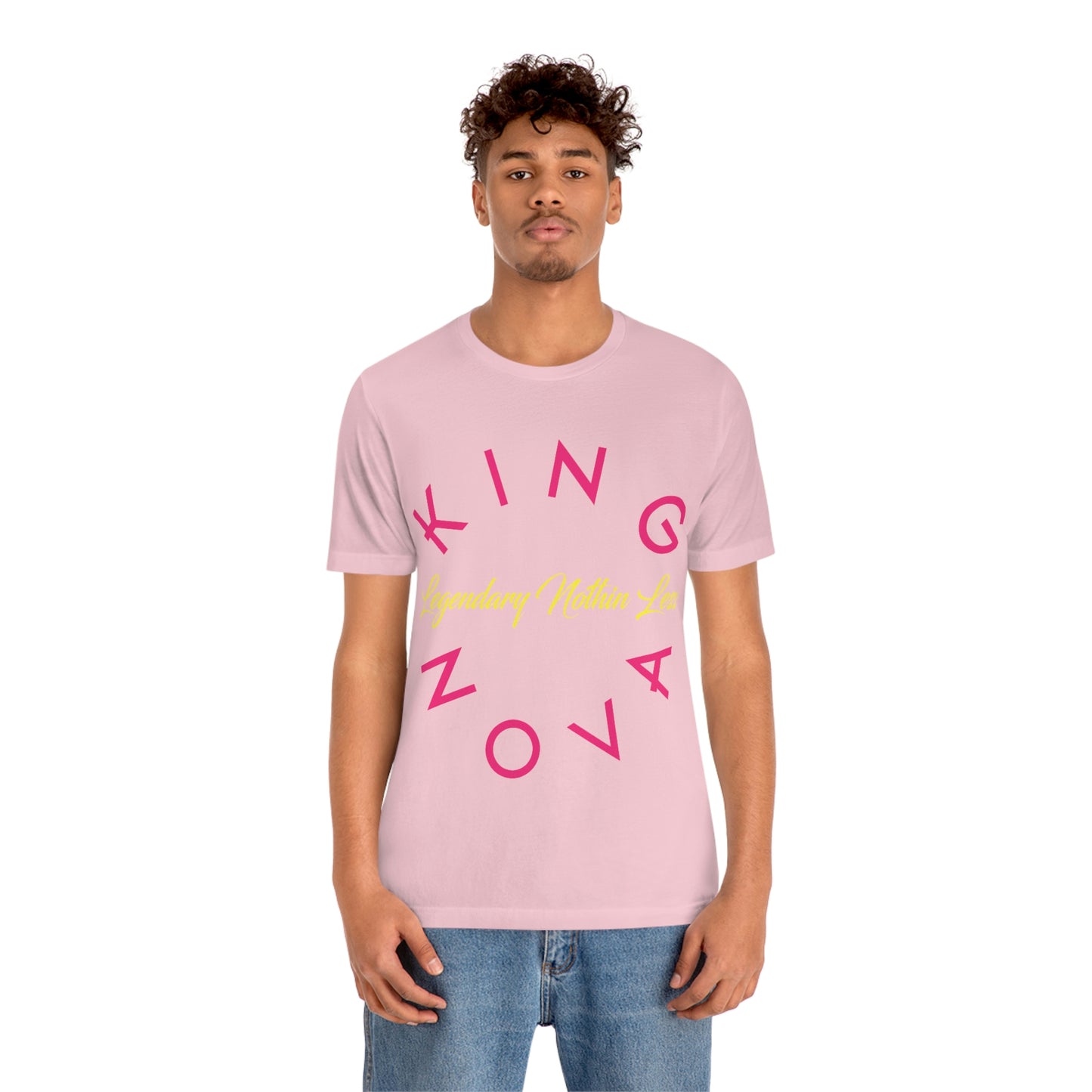 Legendary Nothin Less T-Shirt Pink & Yellow