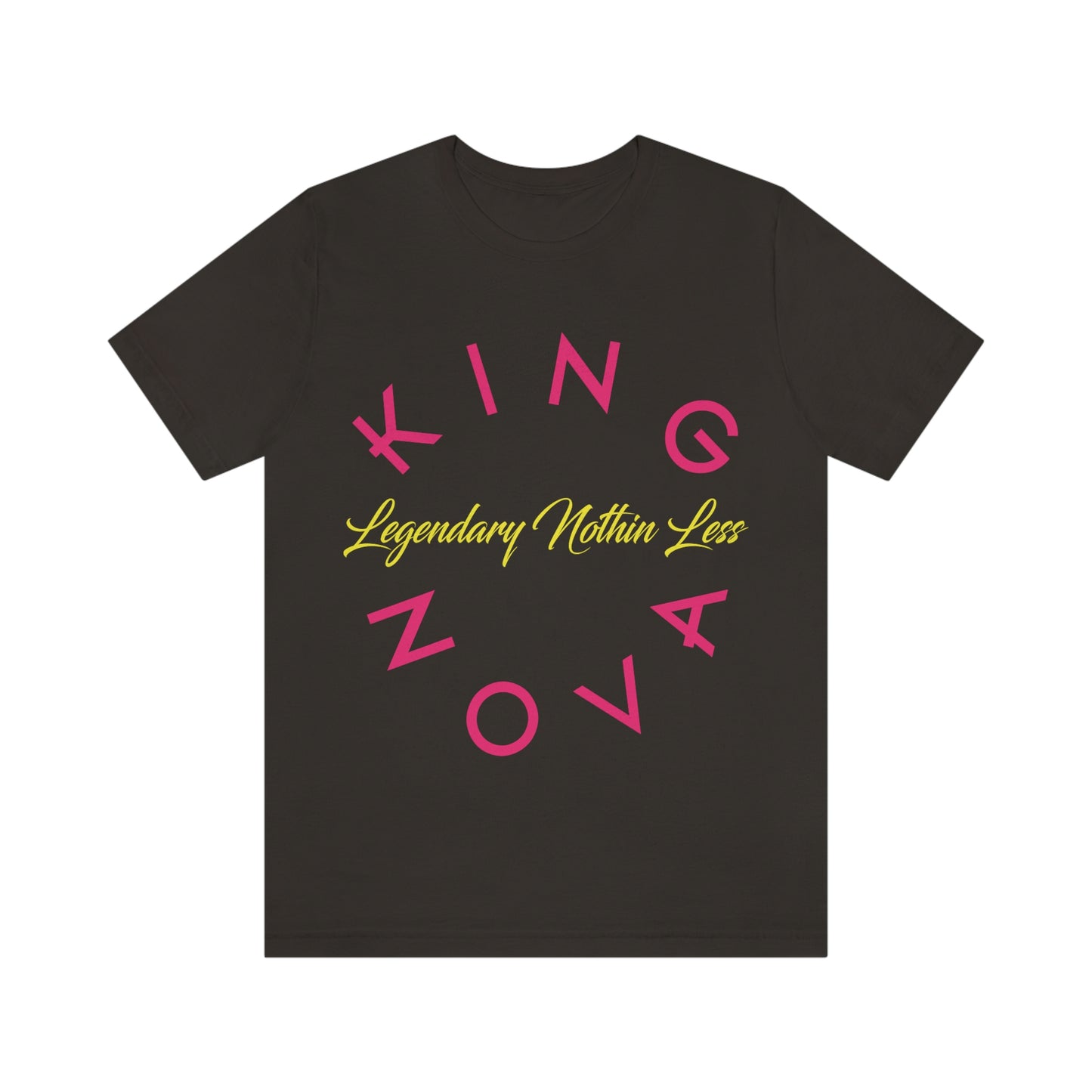 Legendary Nothin Less T-Shirt Pink & Yellow