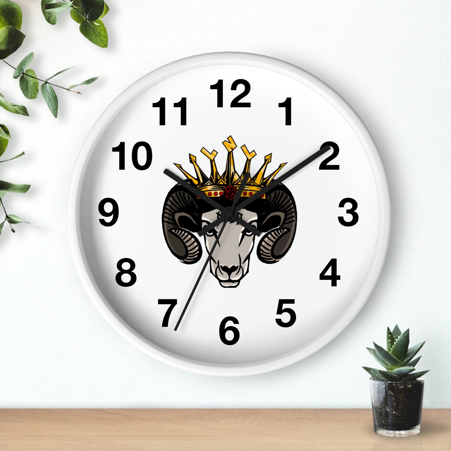 Nova the goat Wall Clock