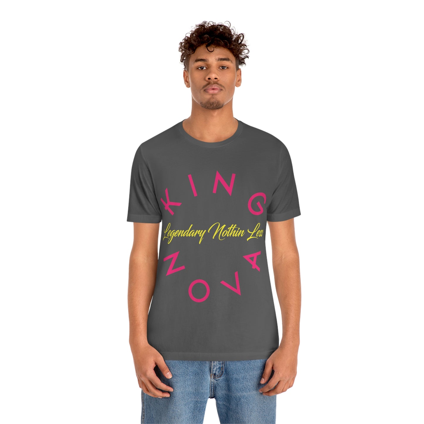 Legendary Nothin Less T-Shirt Pink & Yellow