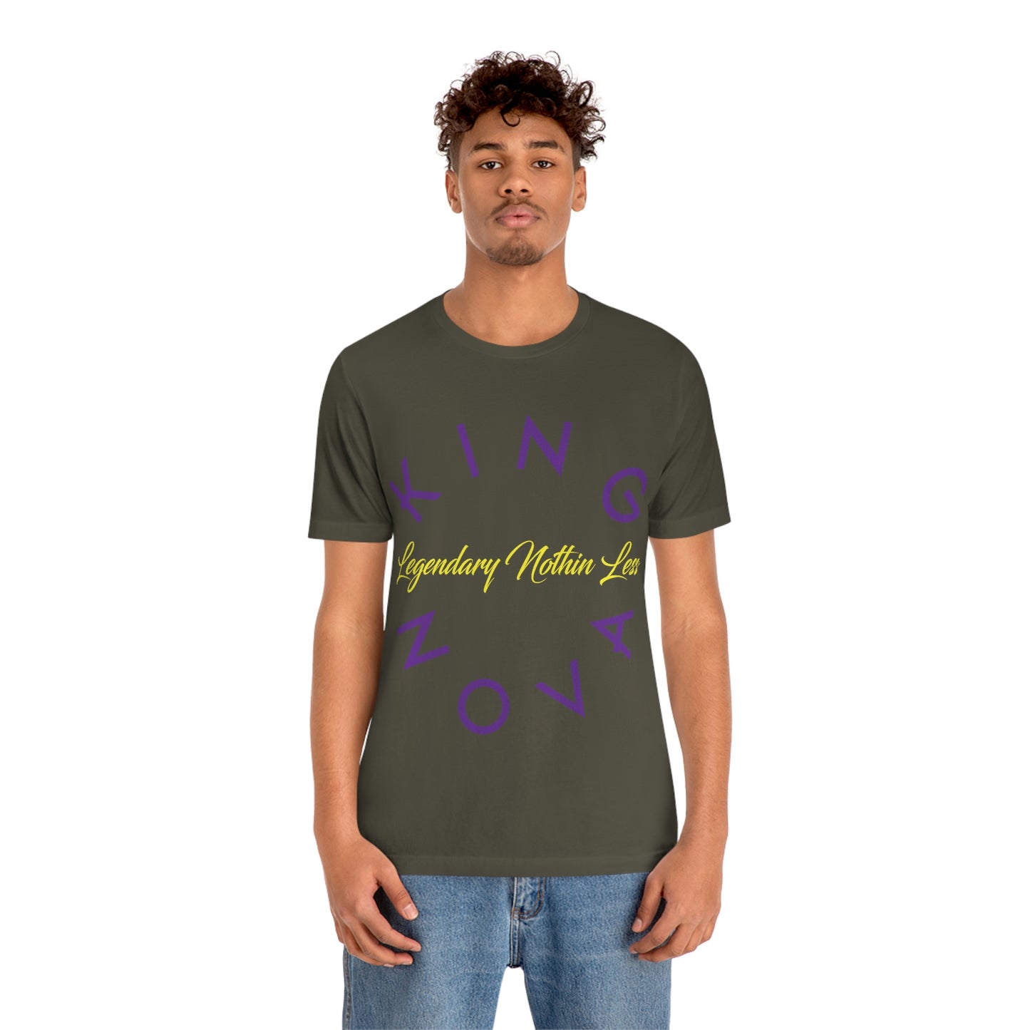 Legendary Nothin Less T-Shirt Purple & Yellow