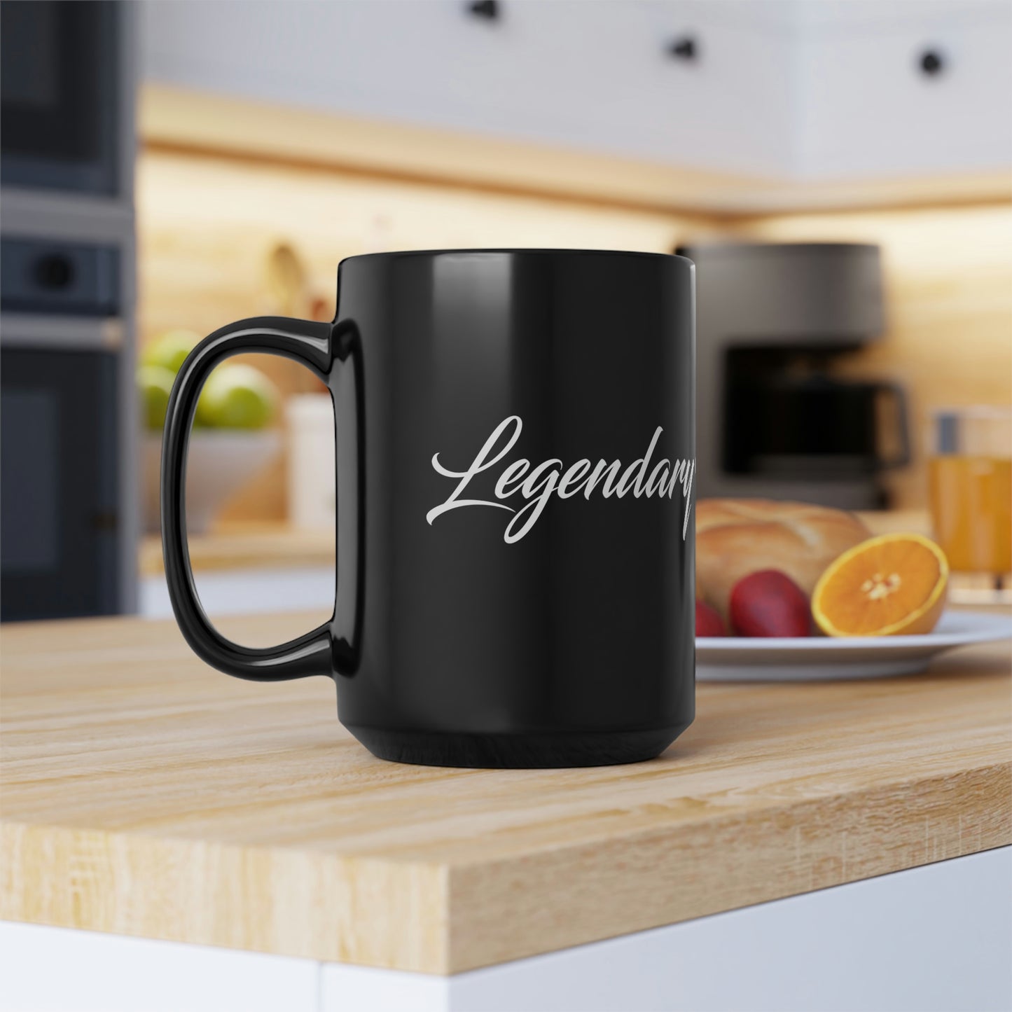 LNL Black Mug, 15oz