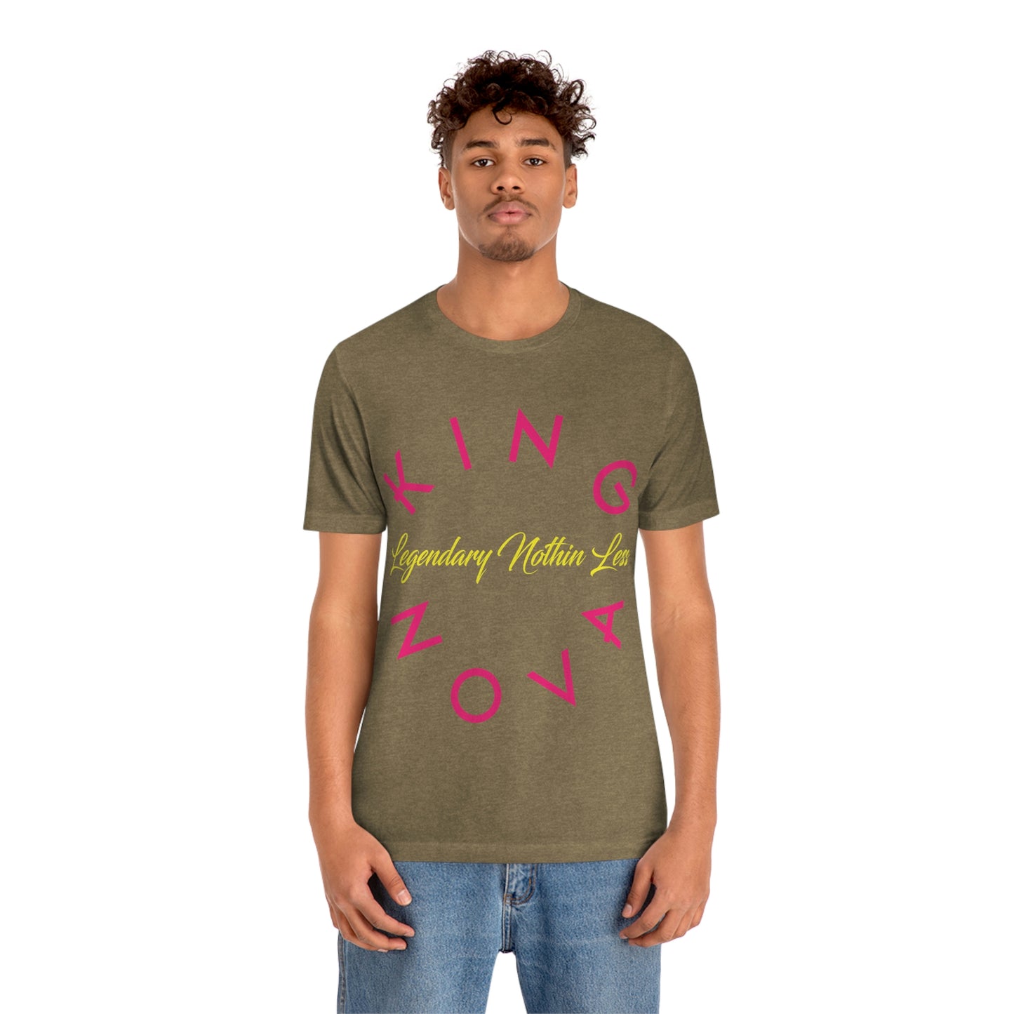 Legendary Nothin Less T-Shirt Pink & Yellow