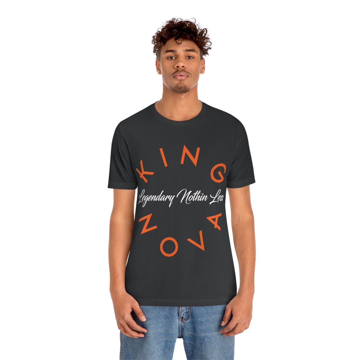 Legendary Nothin Less T-Shirt Orange & White