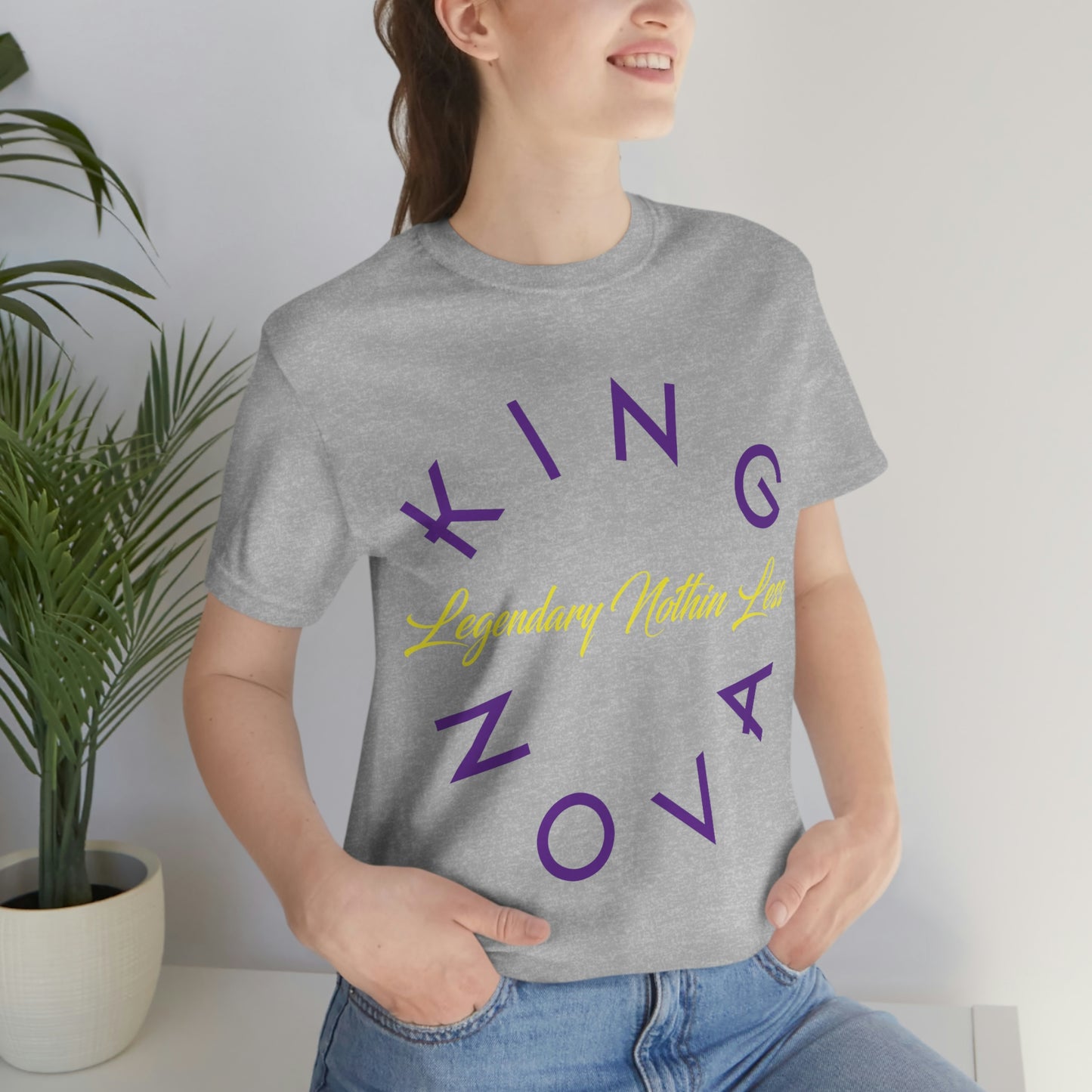 Legendary Nothin Less T-Shirt Purple & Yellow