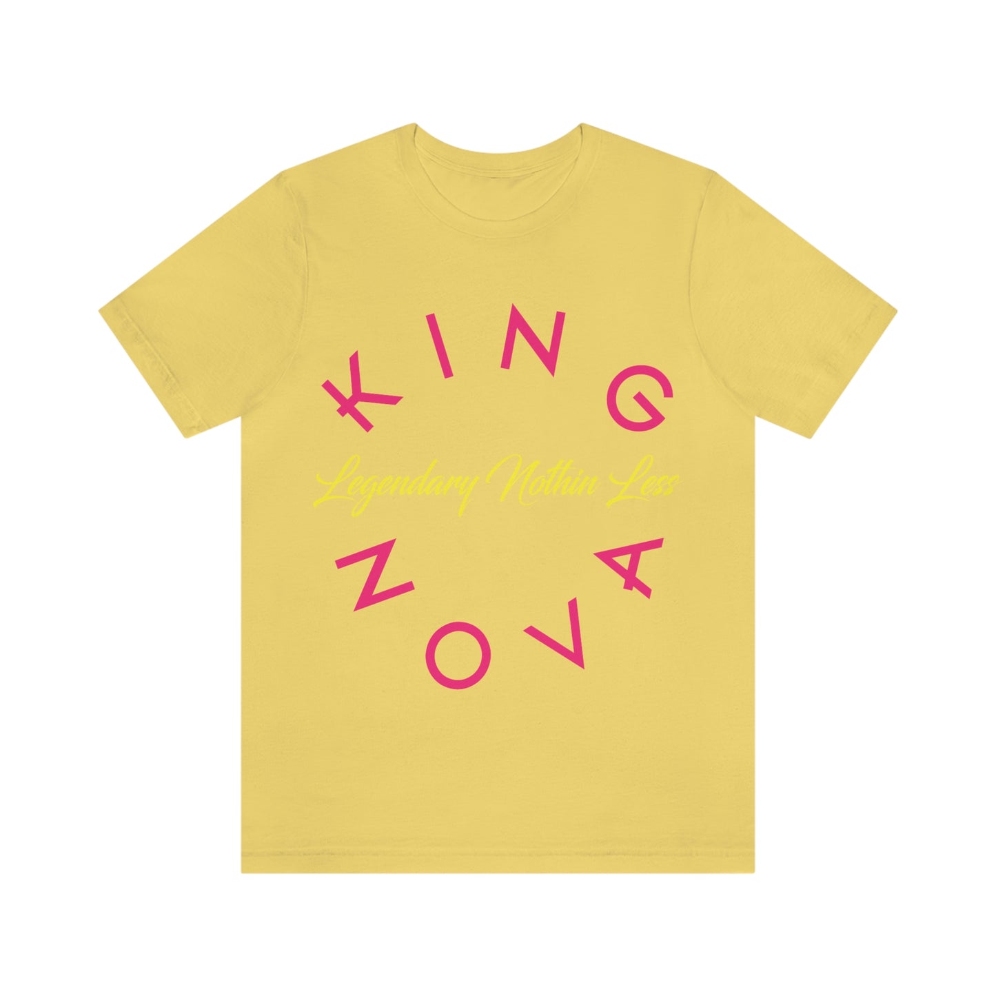 Legendary Nothin Less T-Shirt Pink & Yellow