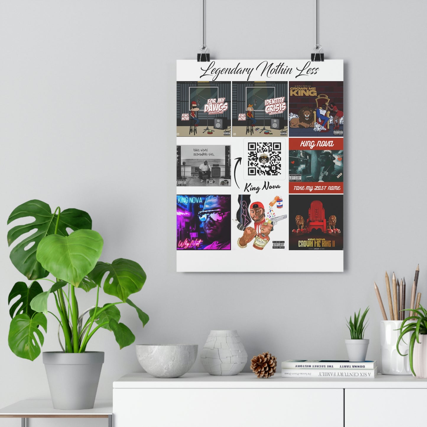 Every Album Scannable Poster