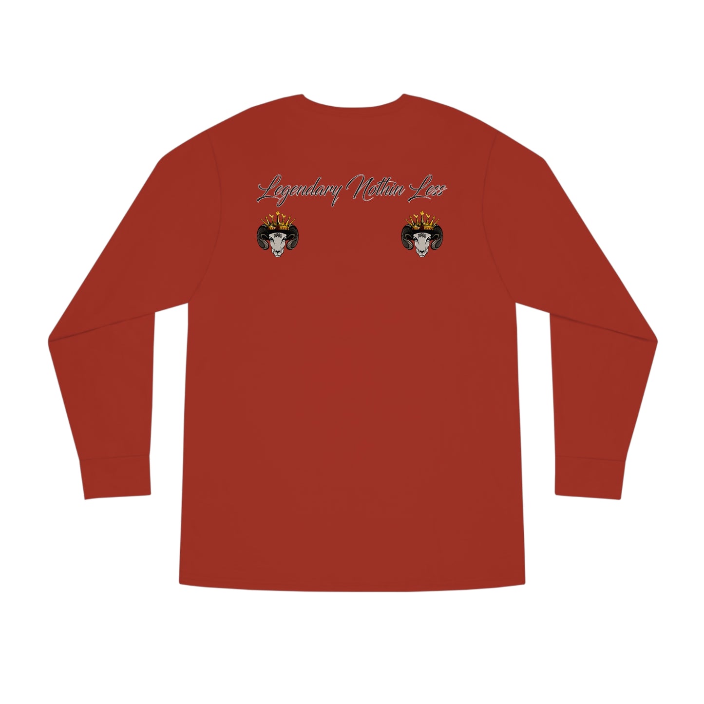 Long Sleeve Crewneck Tee King Nova & Goat Logo on back lnl