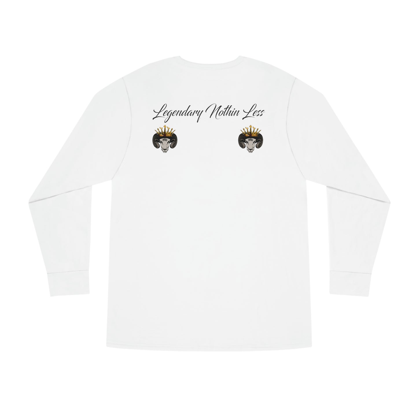 Long Sleeve Crewneck Tee King Nova & Goat Logo on back lnl